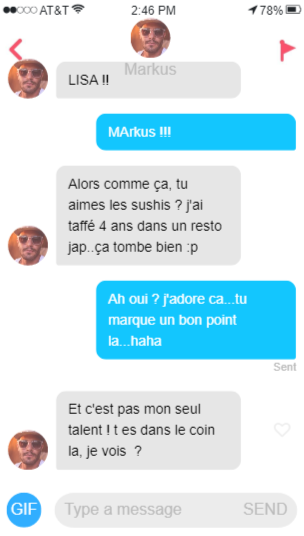 Site de shop conversation